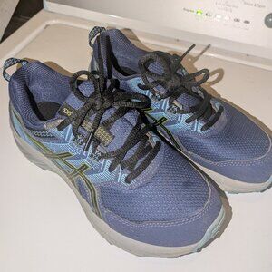 Asics Pre Venture 9, Blue & Gray, kids sz 4